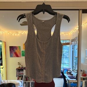 Free People Gray Tank Top